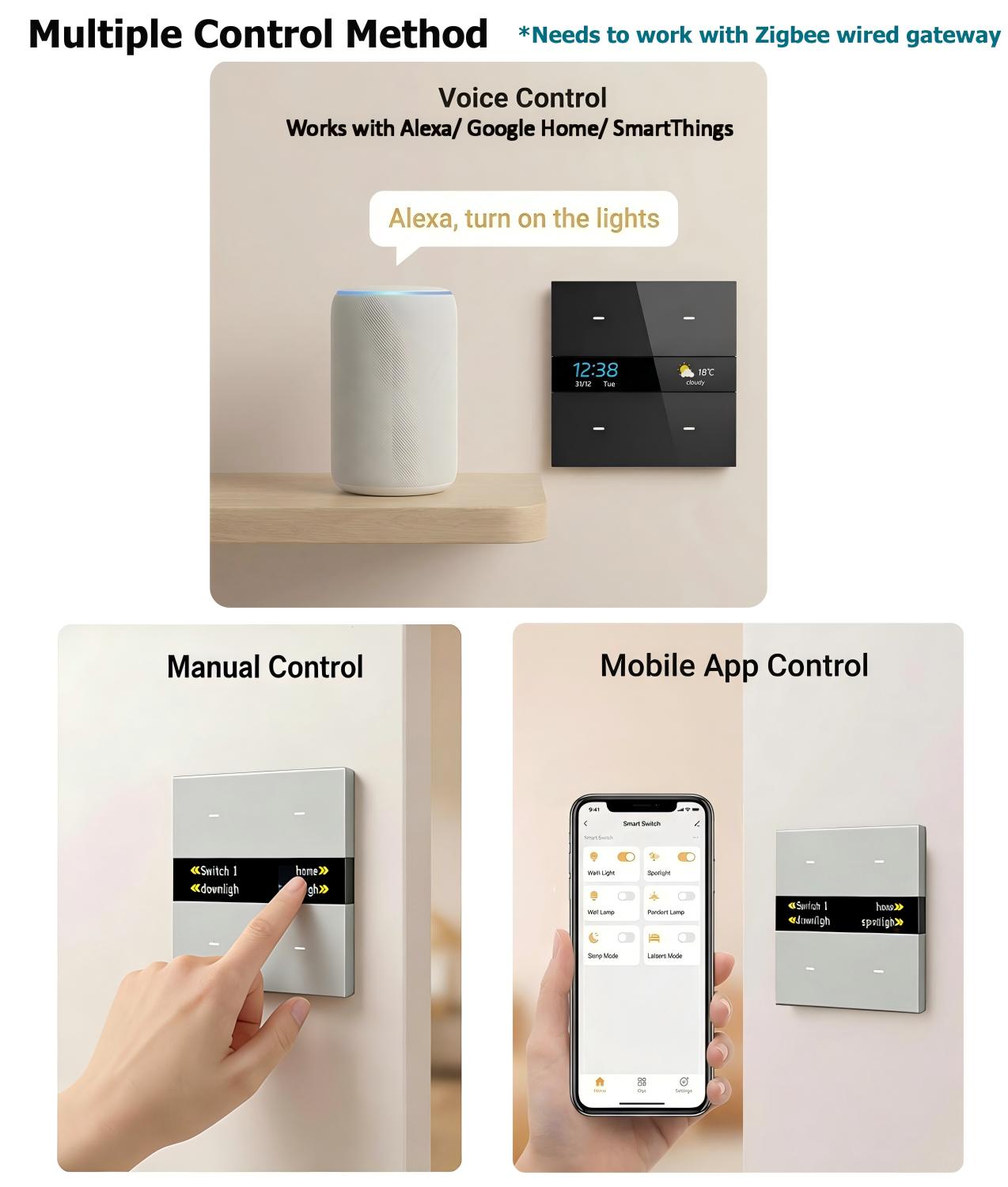 M8 pro Zigbee smart switch pan - Smart Home Zigbee 리뷰 및 가격
