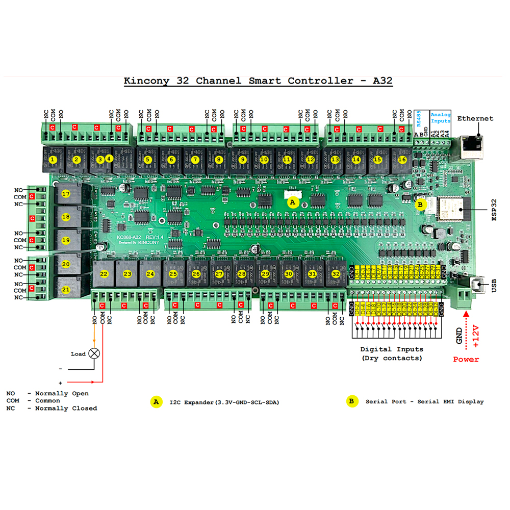 KC868-A32 ESP32 Wifi  RS232 US - Smart Home Mqtt 리뷰 및 가격