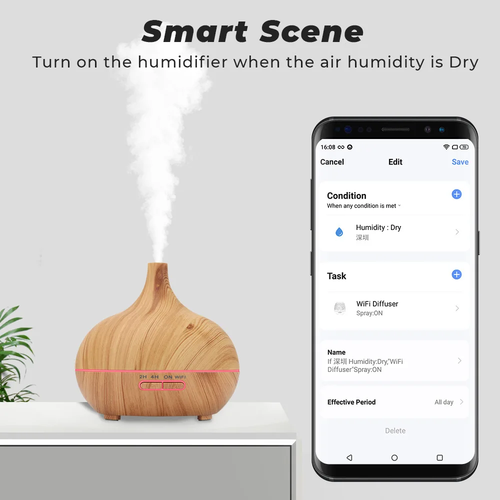 Tuya WiFi Smart Air Humidifier - Smart Home Keyboard 리뷰 및 가격