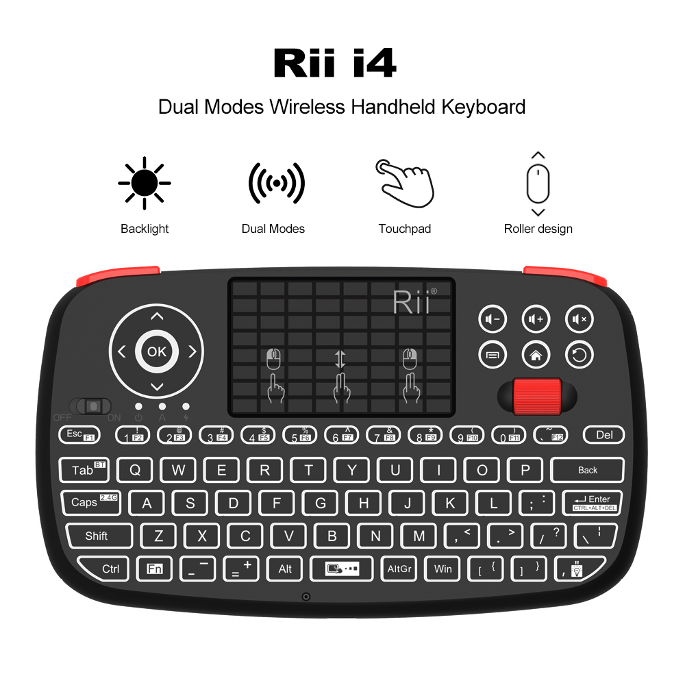 Rii i4 Mini BT Wireless Keyboa - Smart Home Keyboard 리뷰 및 가격