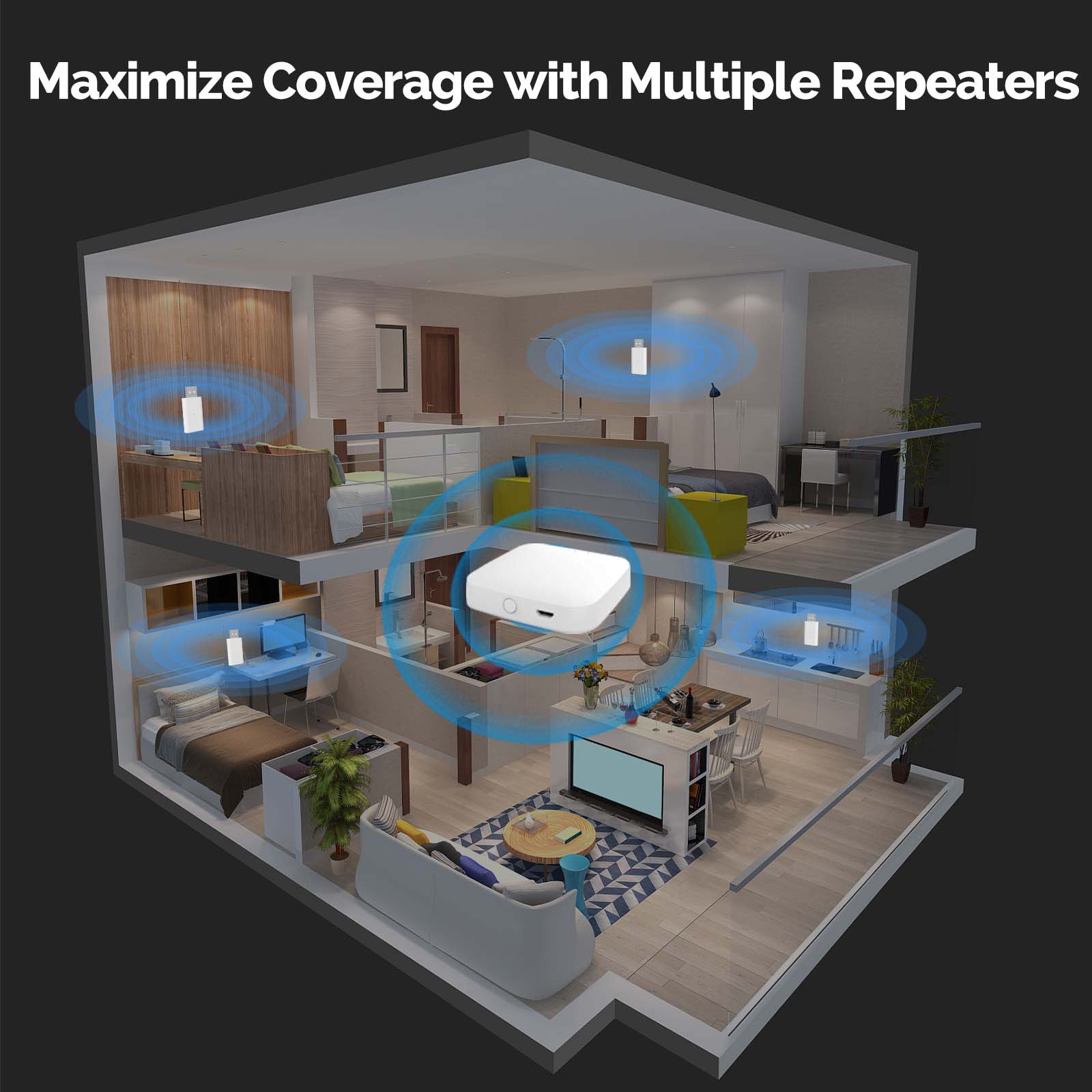 MOES Tuya ZigBee3.0 Signal Rep - Smart Home Zigbee Gateway 리뷰 및 가격