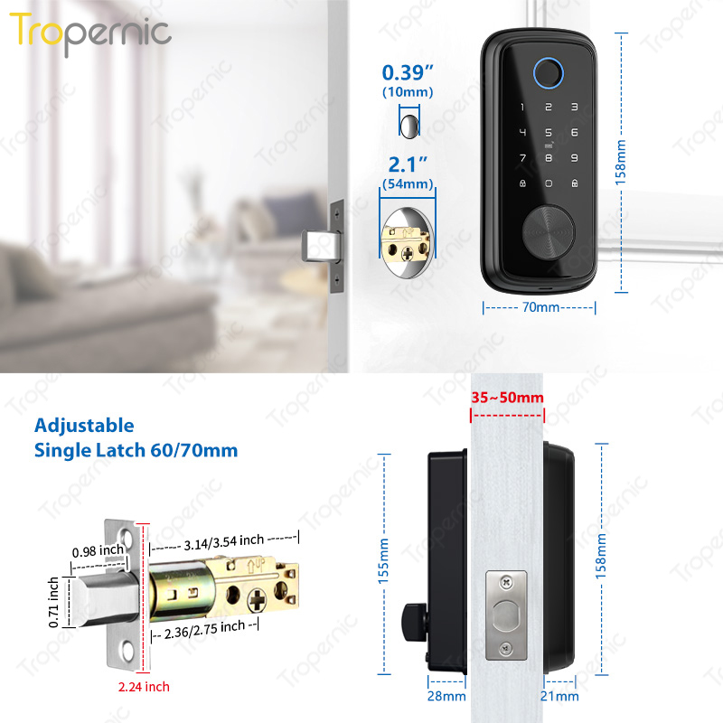 Tuya Zigbee Door Deadbolt Lock - Smart Home Zigbee Gateway 리뷰 및 가격