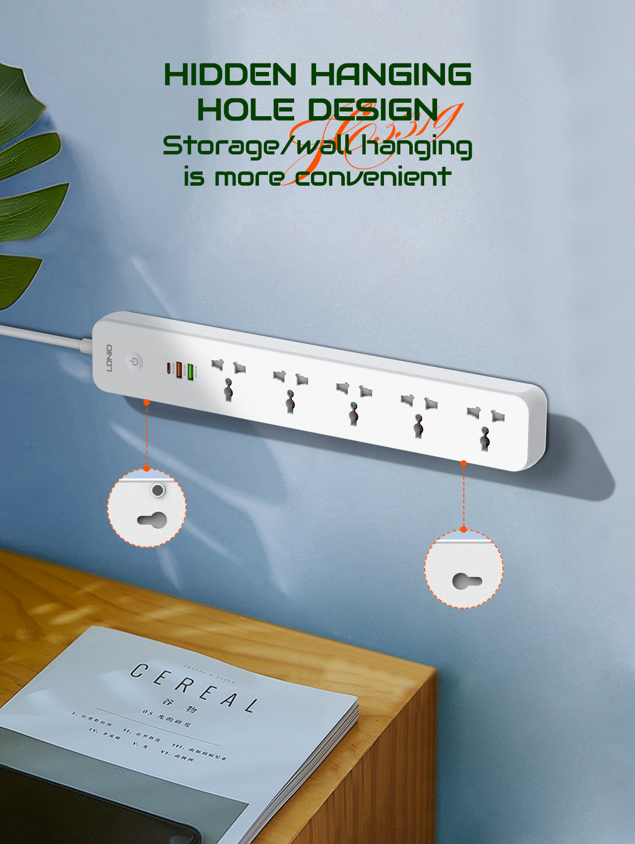 LDNIO 2500W Power Strip with 5 - Smart Power Strip 리뷰 및 가격