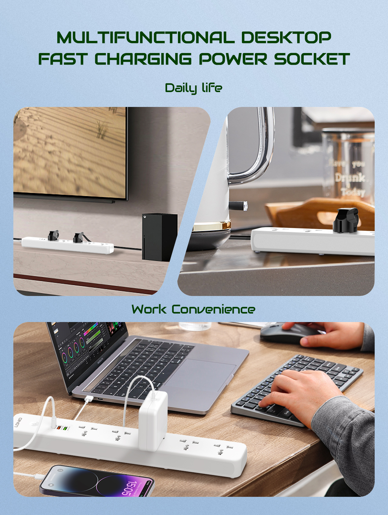LDNIO 2500W Power Strip with 5 - Smart Power Strip 리뷰 및 가격