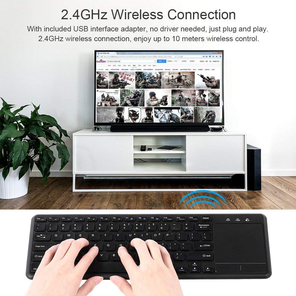 2.4GHz Ultra thin Wireless Tou - Smart Home Keyboard 리뷰 및 가격