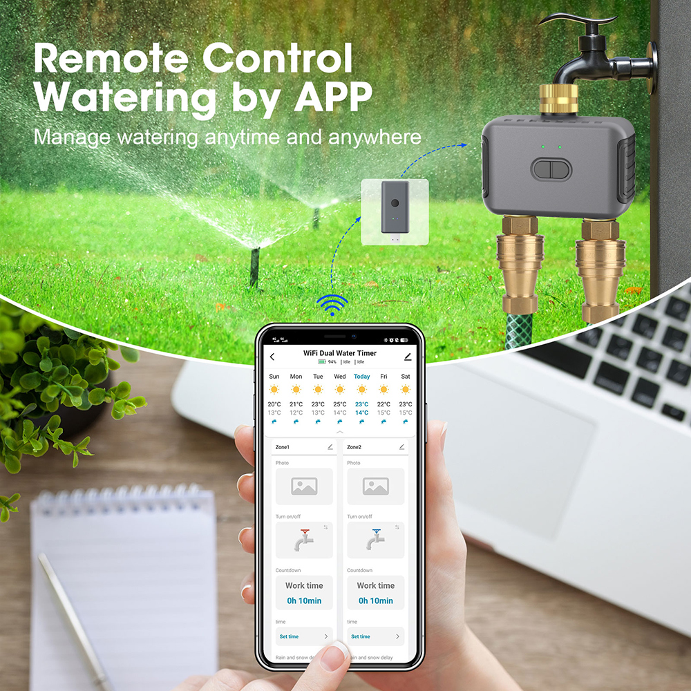 Tuya 2 Zone Watering Timer Gar - Smart Home Device 리뷰 및 가격