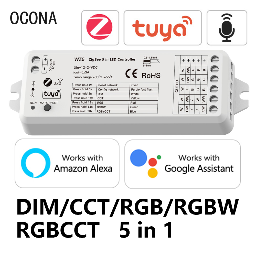 ZigBee 3.0 LED Controller 5-in - Smart Power Strip 리뷰 및 가격